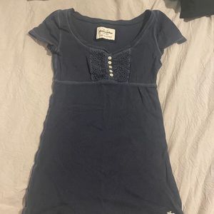 Abercrombie girls babydoll shirt